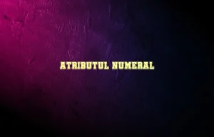 atribut numeral